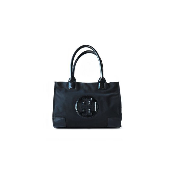 Tory Burch Bag Black Nylon 'Ella' Tote Small - Picture 1 of 13